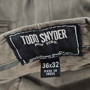 todd snyder slim fit front tab stretch chino pants olive